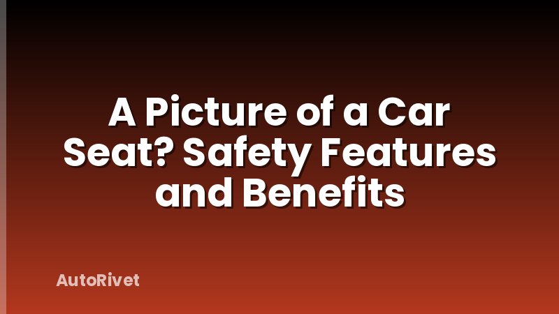 A Picture of a Car Seat? Safety Features and Benefits