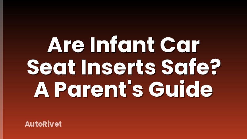 Are Infant Car Seat Inserts Safe? A Parent's Guide