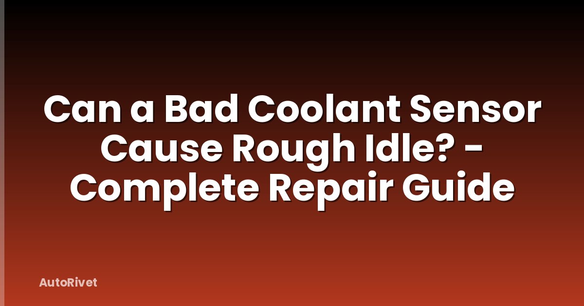 Can a Bad Coolant Sensor Cause Rough Idle? - Complete Repair Guide