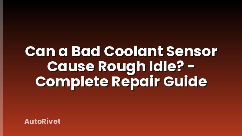 Can a Bad Coolant Sensor Cause Rough Idle? - Complete Repair Guide
