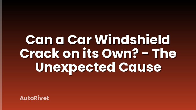 Can a Car Windshield Crack on its Own? - The Unexpected Cause
