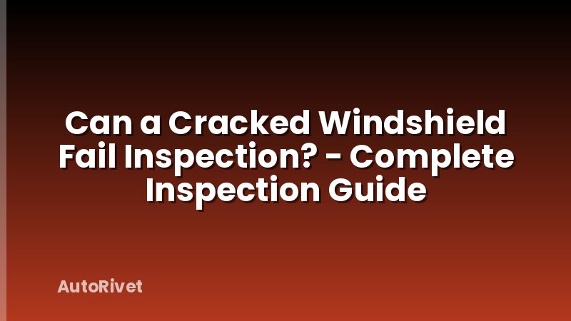 Can a Cracked Windshield Fail Inspection? - Complete Inspection Guide