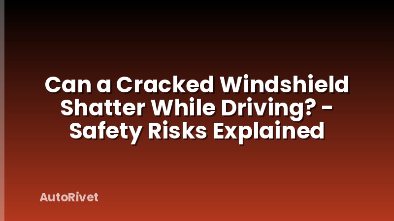 Can a Cracked Windshield Shatter While Driving? - Safety Risks Explained