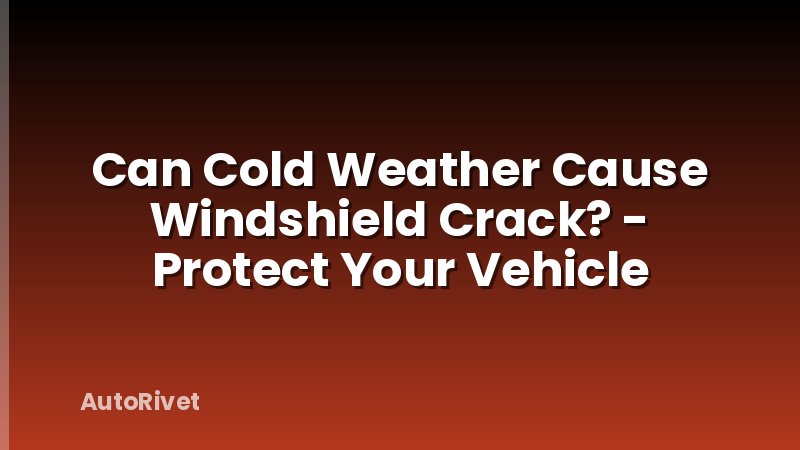Can Cold Weather Cause Windshield Crack? - Protect Your Vehicle