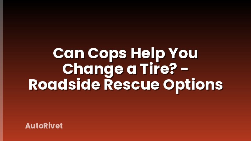 Can Cops Help You Change a Tire? - Roadside Rescue Options