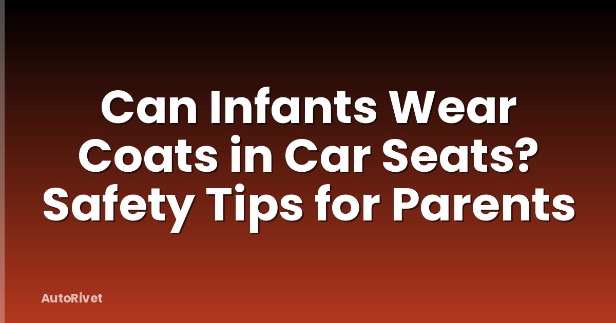 Can Infants Wear Coats in Car Seats? Safety Tips for Parents