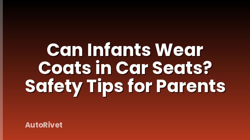 Can Infants Wear Coats in Car Seats? Safety Tips for Parents