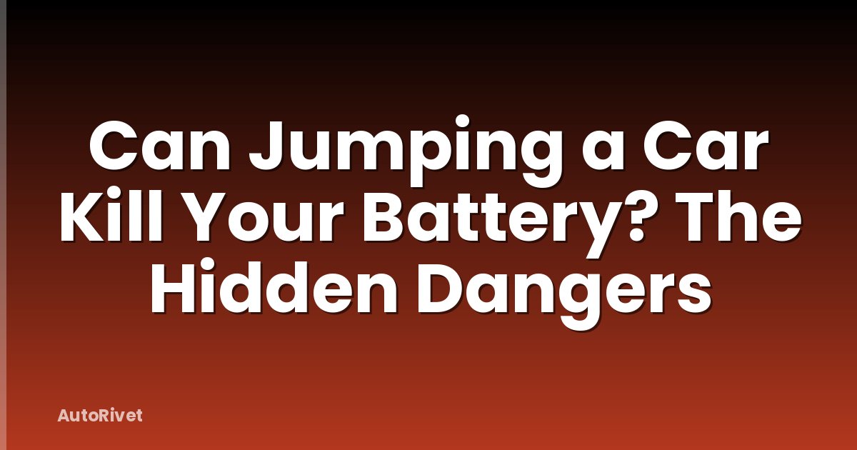 Can Jumping a Car Kill Your Battery? The Hidden Dangers