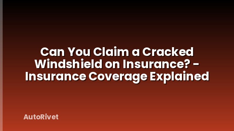 Can You Claim a Cracked Windshield on Insurance? - Insurance Coverage Explained