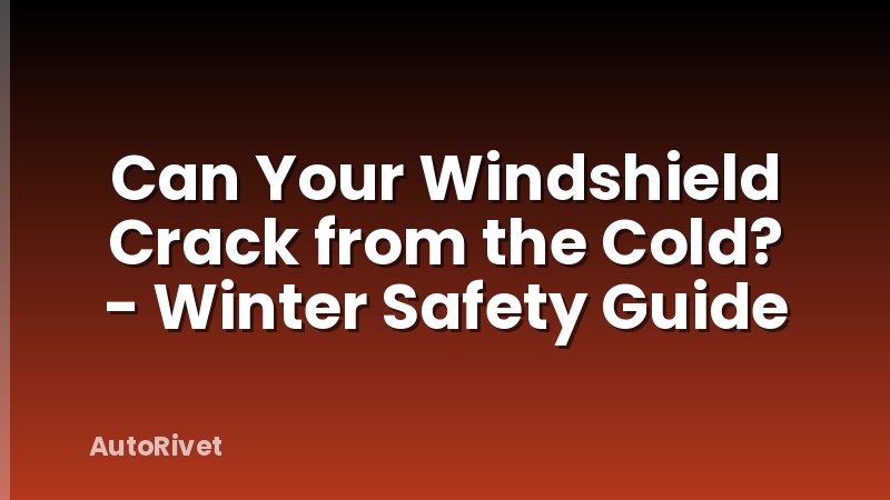 Can Your Windshield Crack from the Cold? - Winter Safety Guide
