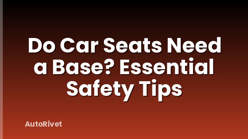 Do Car Seats Need a Base? Essential Safety Tips
