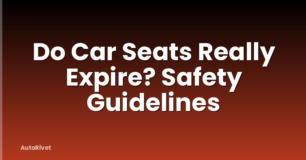 Do Car Seats Really Expire? Safety Guidelines