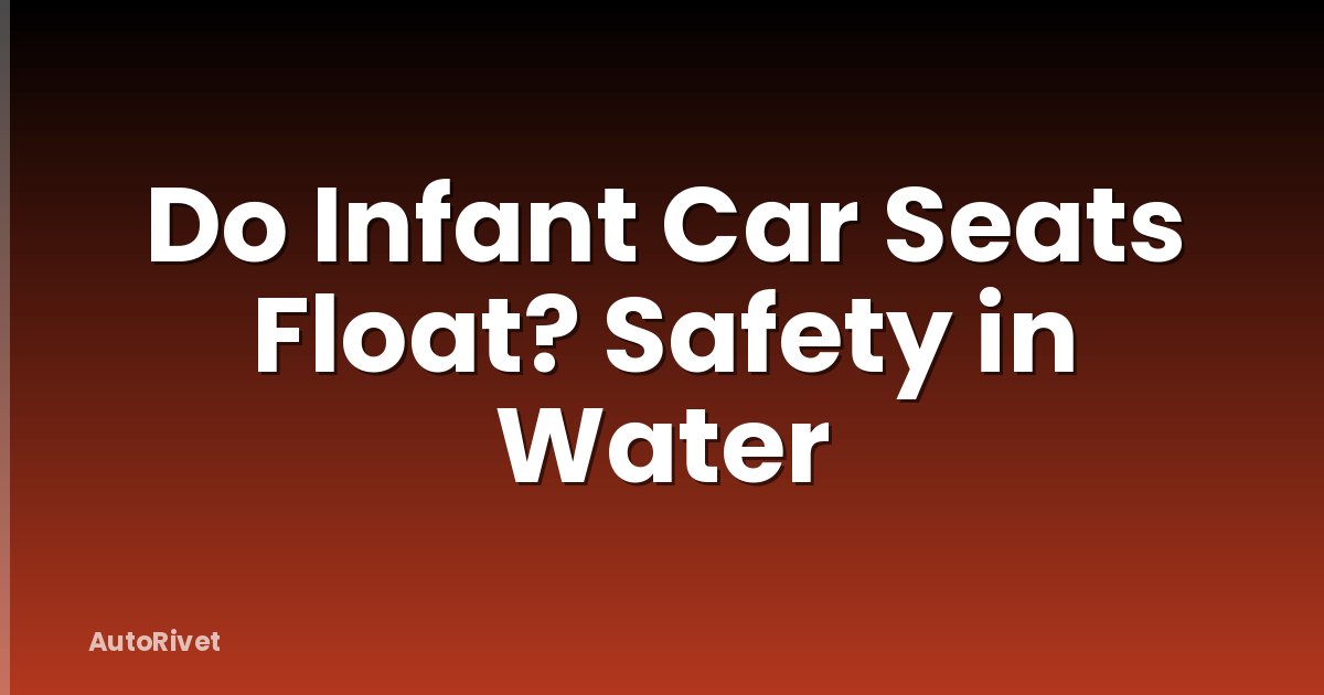 Do Infant Car Seats Float? Safety in Water