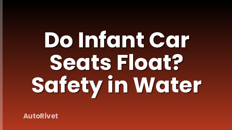 Do Infant Car Seats Float? Safety in Water