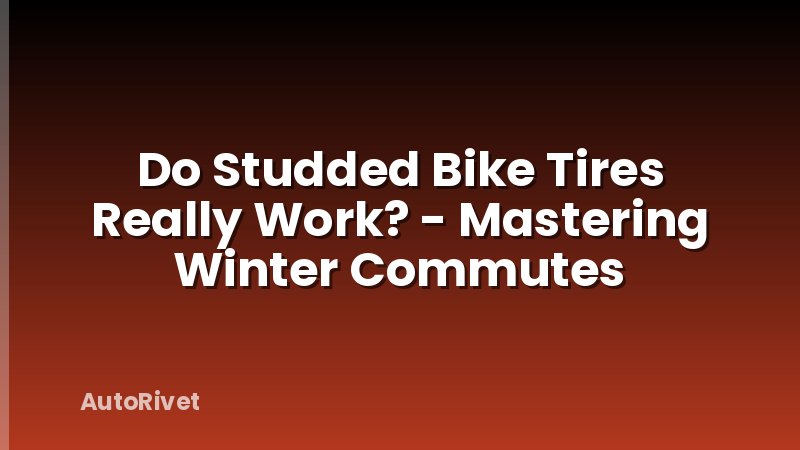 Do Studded Bike Tires Really Work? - Mastering Winter Commutes