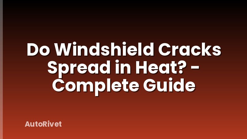 Do Windshield Cracks Spread in Heat? - Complete Guide