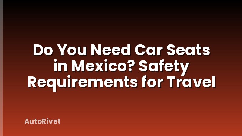 Do You Need Car Seats in Mexico? Safety Requirements for Travel