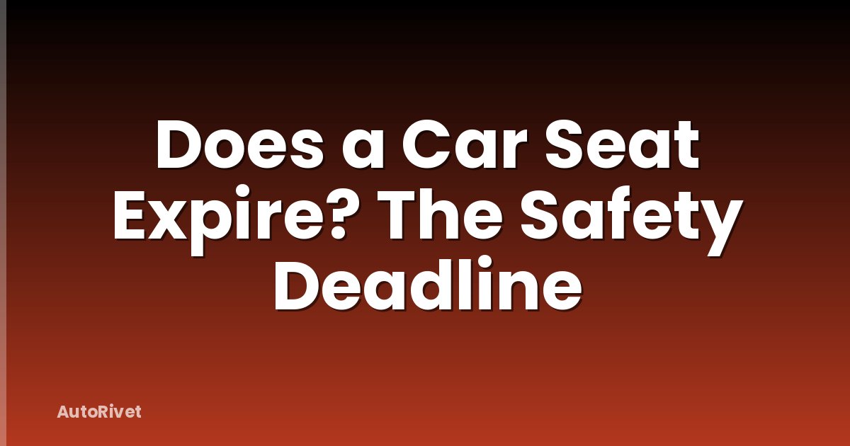 Does a Car Seat Expire? The Safety Deadline
