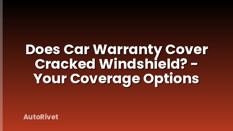Does Car Warranty Cover Cracked Windshield? - Your Coverage Options