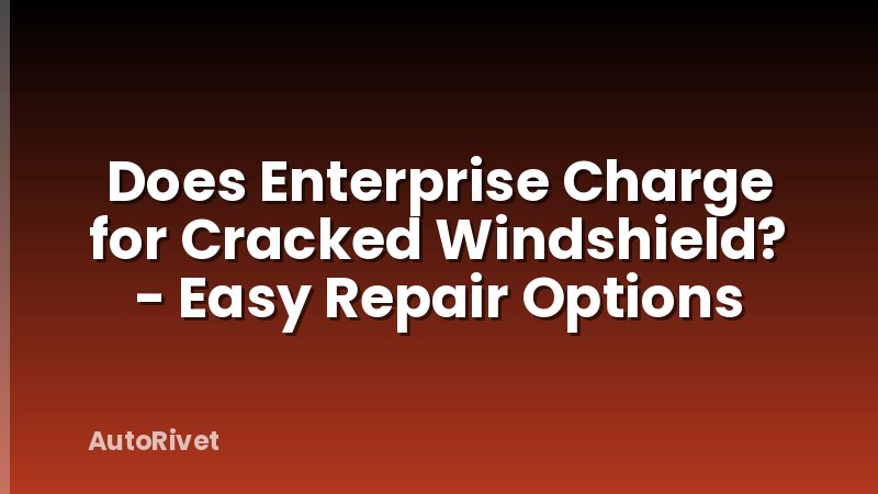 Does Enterprise Charge for Cracked Windshield? - Easy Repair Options