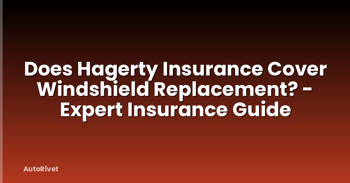 Does Hagerty Insurance Cover Windshield Replacement? - Expert Insurance Guide