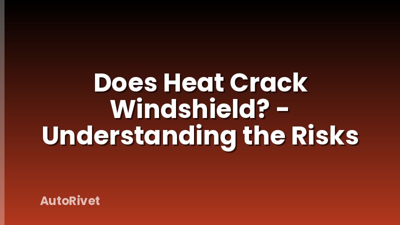 Does Heat Crack Windshield? - Understanding the Risks