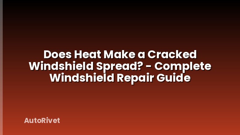 Does Heat Make a Cracked Windshield Spread? - Complete Windshield Repair Guide