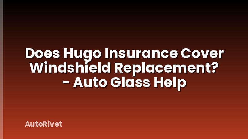 Does Hugo Insurance Cover Windshield Replacement? - Auto Glass Help