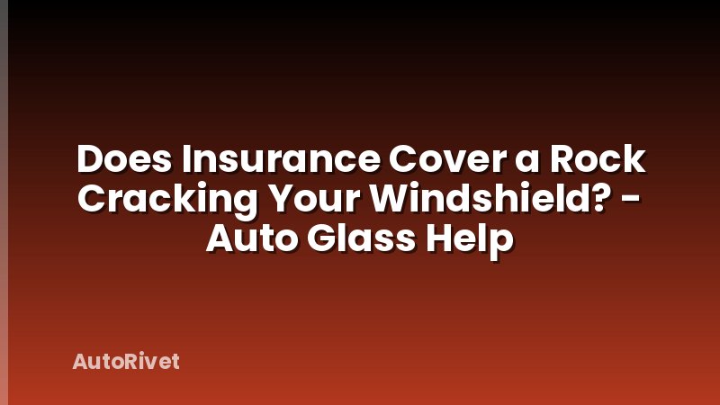 Does Insurance Cover a Rock Cracking Your Windshield? - Auto Glass Help