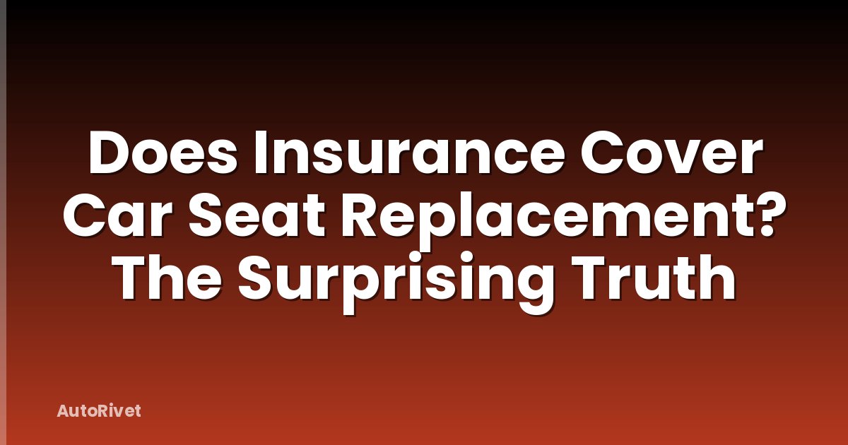 Does Insurance Cover Car Seat Replacement? The Surprising Truth