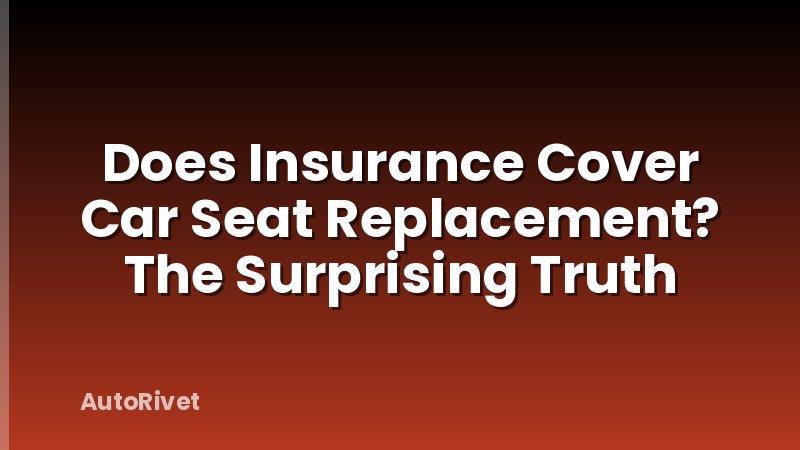 Does Insurance Cover Car Seat Replacement? The Surprising Truth