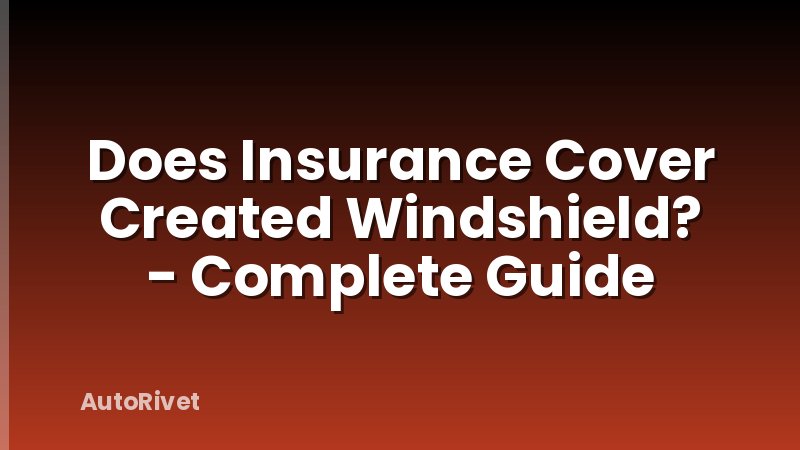 Does Insurance Cover Created Windshield? - Complete Guide