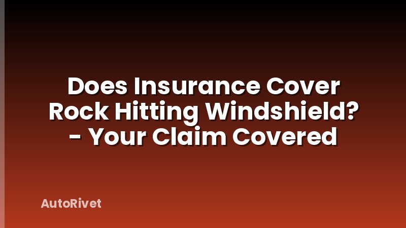 Does Insurance Cover Rock Hitting Windshield? - Your Claim Covered