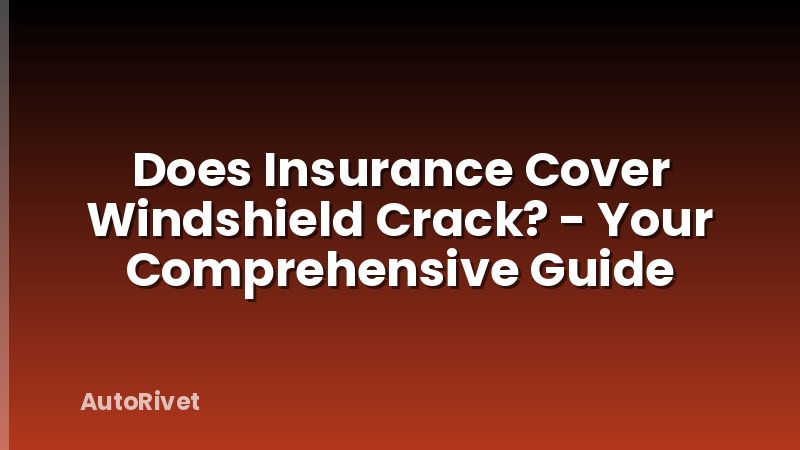 Does Insurance Cover Windshield Crack? - Your Comprehensive Guide