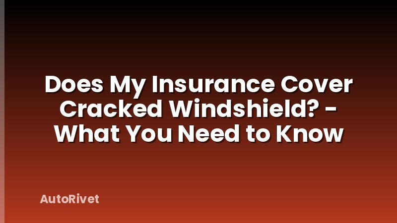 Does My Insurance Cover Cracked Windshield? - What You Need to Know