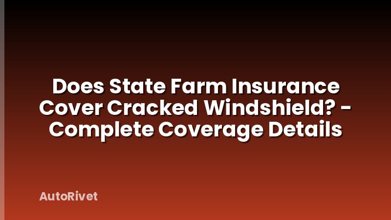 Does State Farm Insurance Cover Cracked Windshield? - Complete Coverage Details
