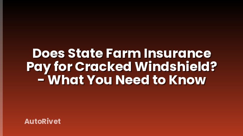 Does State Farm Insurance Pay for Cracked Windshield? - What You Need to Know