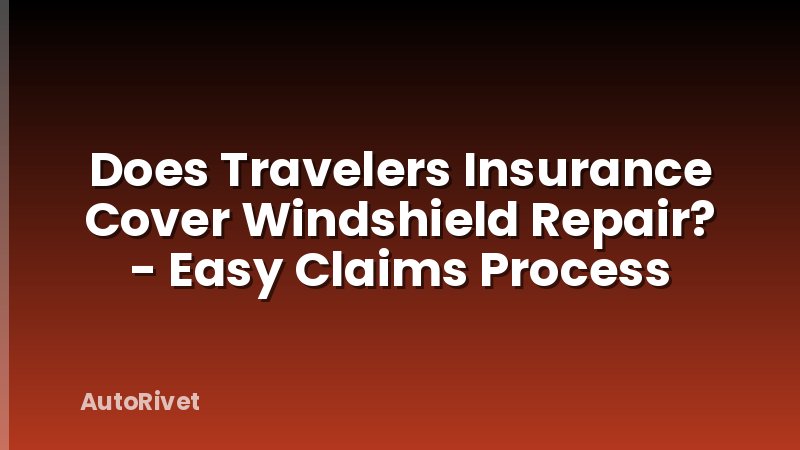 Does Travelers Insurance Cover Windshield Repair? - Easy Claims Process