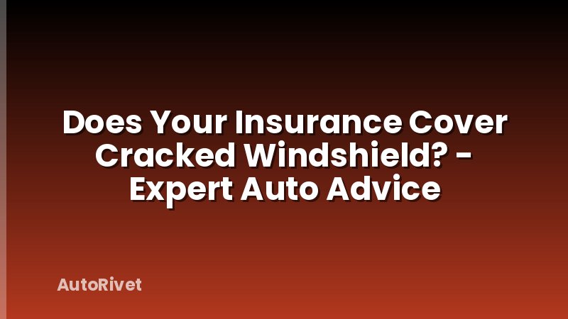 Does Your Insurance Cover Cracked Windshield? - Expert Auto Advice
