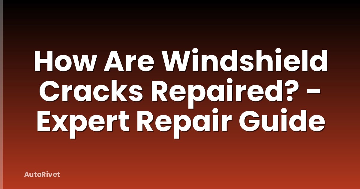 How Are Windshield Cracks Repaired? - Expert Repair Guide