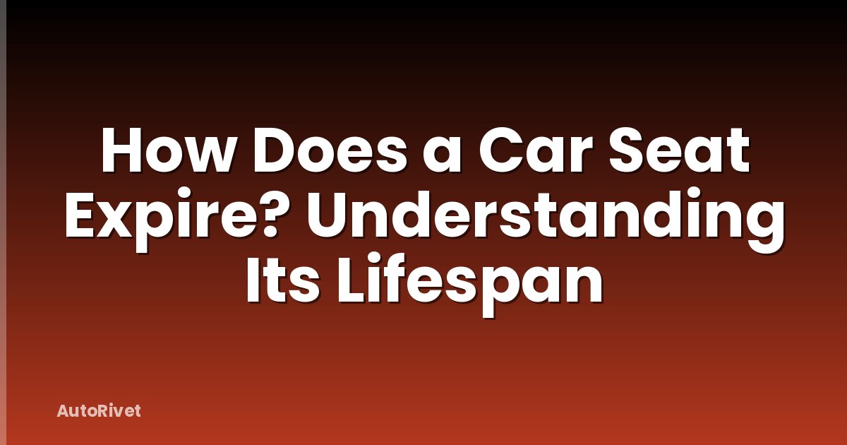 How Does a Car Seat Expire? Understanding Its Lifespan