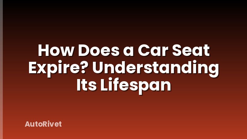 How Does a Car Seat Expire? Understanding Its Lifespan