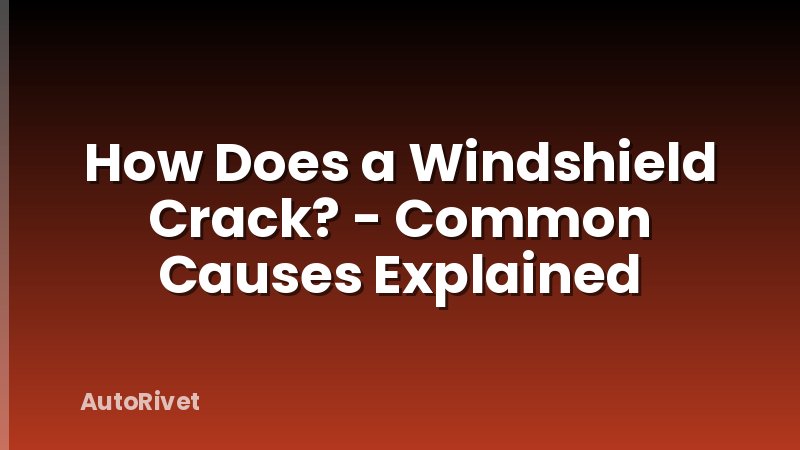 How Does a Windshield Crack? - Common Causes Explained