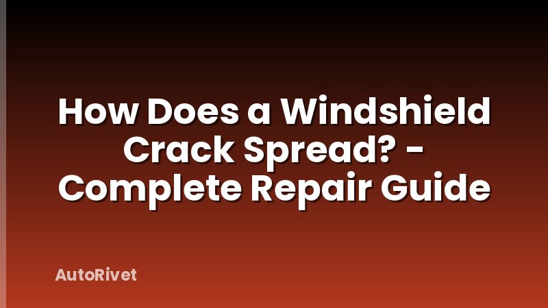 How Does a Windshield Crack Spread? - Complete Repair Guide