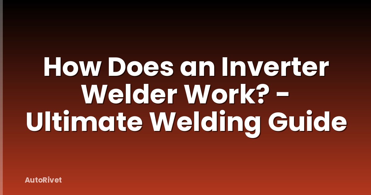 How Does an Inverter Welder Work? - Ultimate Welding Guide