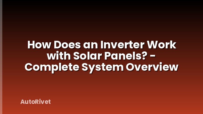 How Does an Inverter Work with Solar Panels? - Complete System Overview