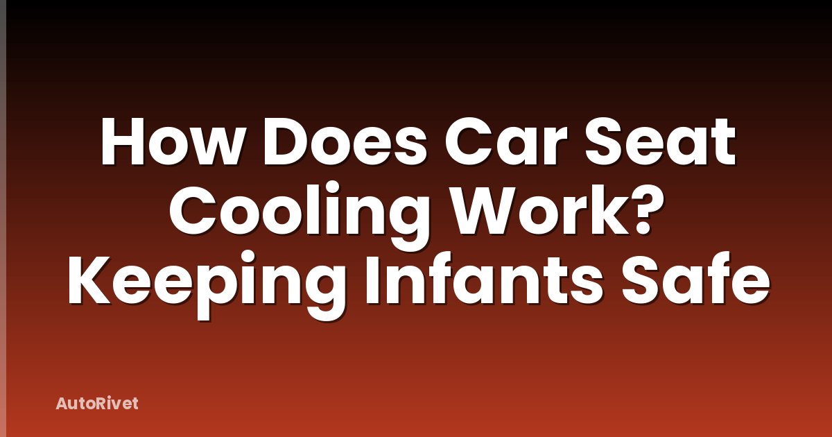 How Does Car Seat Cooling Work? Keeping Infants Safe