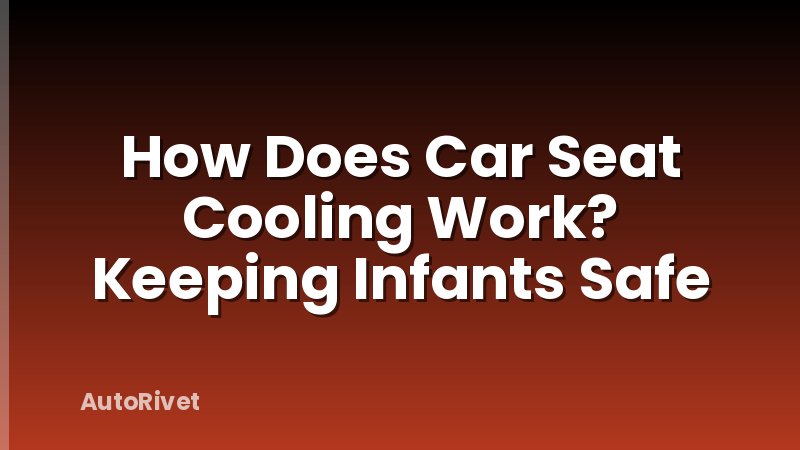 How Does Car Seat Cooling Work? Keeping Infants Safe