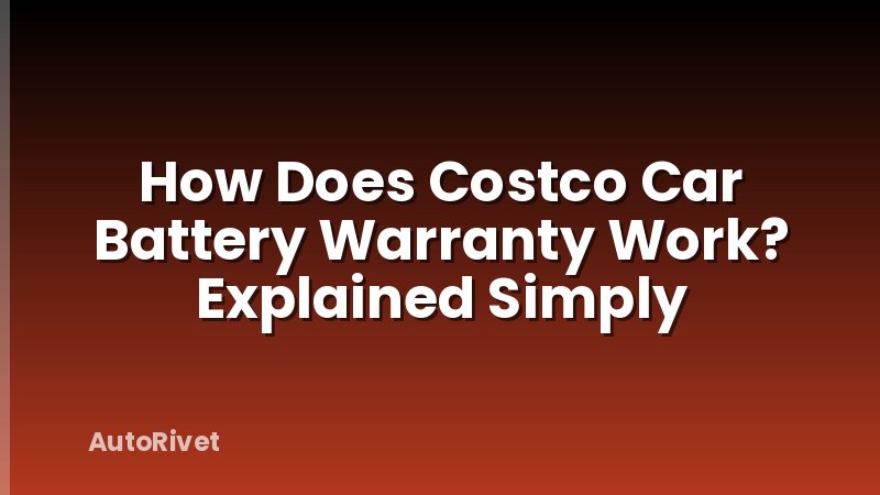 How Does Costco Car Battery Warranty Work? Explained Simply