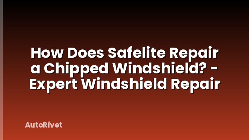 How Does Safelite Repair a Chipped Windshield? - Expert Windshield Repair